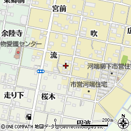 愛知県一宮市浅井町河端流43-1周辺の地図
