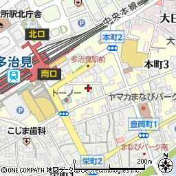 ウラボルコ 多治見駅前店周辺の地図