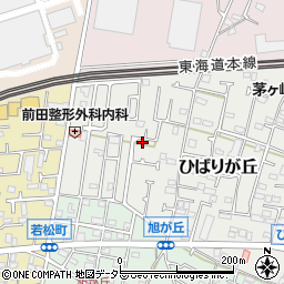 神奈川県茅ヶ崎市ひばりが丘1-60-23周辺の地図