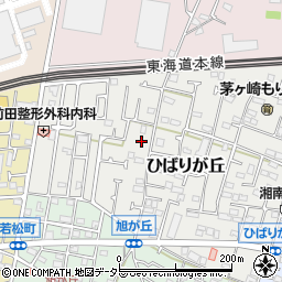 神奈川県茅ヶ崎市ひばりが丘1-57-1周辺の地図