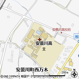 滋賀県立安曇川高等学校周辺の地図