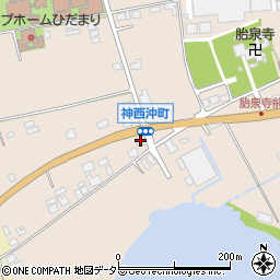 島根県出雲市神西沖町2349周辺の地図