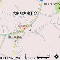 島根県雲南市大東町大東下分631-3周辺の地図