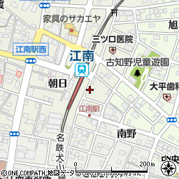 名鉄協商江南駅前第３駐車場周辺の地図