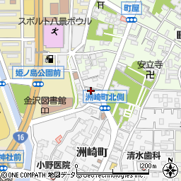 金沢地区連合町内会館周辺の地図