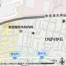 神奈川県茅ヶ崎市ひばりが丘1-32-23周辺の地図