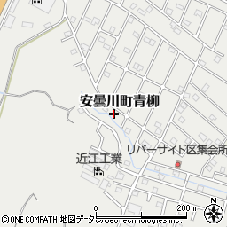 滋賀県高島市安曇川町青柳2032-54周辺の地図