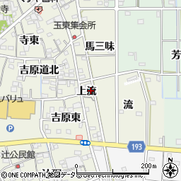 愛知県一宮市木曽川町玉ノ井上流39周辺の地図