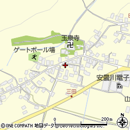 滋賀県高島市安曇川町田中3123周辺の地図