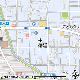 神奈川県平塚市徳延700周辺の地図
