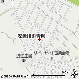 滋賀県高島市安曇川町青柳2032-24周辺の地図