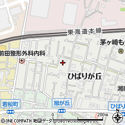 神奈川県茅ヶ崎市ひばりが丘1-60周辺の地図