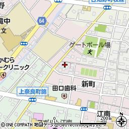 愛知県江南市大間町新町82周辺の地図