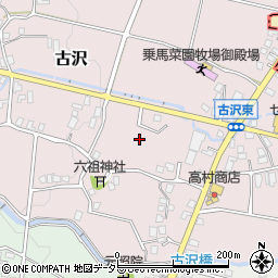 静岡県御殿場市古沢周辺の地図
