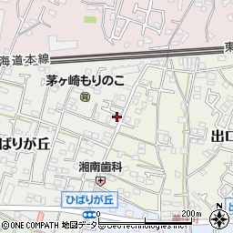 神奈川県茅ヶ崎市ひばりが丘4-19-8周辺の地図