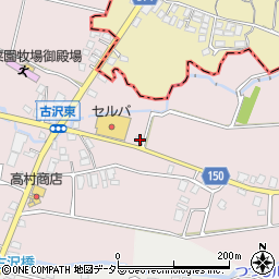 静岡県御殿場市古沢173周辺の地図