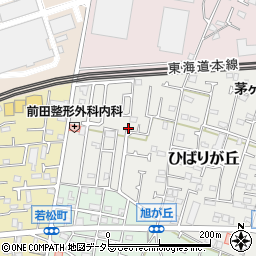 神奈川県茅ヶ崎市ひばりが丘1-60-25周辺の地図