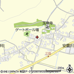 滋賀県高島市安曇川町田中3443周辺の地図