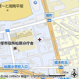神奈川県平塚市天沼6-40周辺の地図