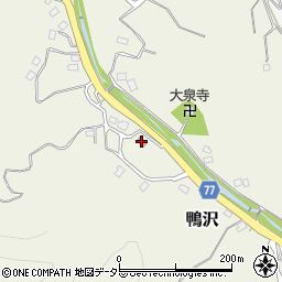 鴨澤自治会館周辺の地図