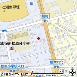神奈川県平塚市天沼6-37周辺の地図