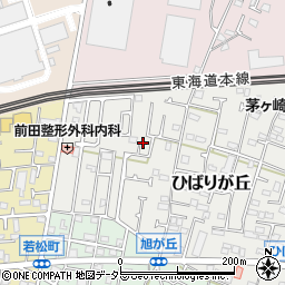 神奈川県茅ヶ崎市ひばりが丘1-60-45周辺の地図