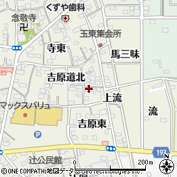 愛知県一宮市木曽川町玉ノ井吉原道北47周辺の地図