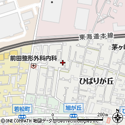 神奈川県茅ヶ崎市ひばりが丘1-60-30周辺の地図