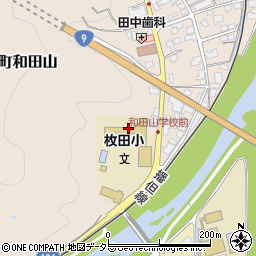朝来市　和田山学童クラブ周辺の地図