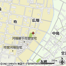 愛知県一宮市浅井町河端一本松周辺の地図