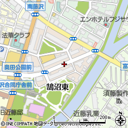 神奈川県藤沢市鵠沼東周辺の地図