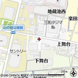 愛知県犬山市上舞台84-2周辺の地図