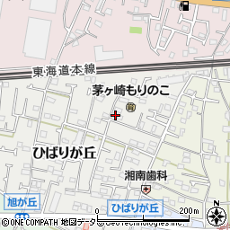 神奈川県茅ヶ崎市ひばりが丘4-35周辺の地図