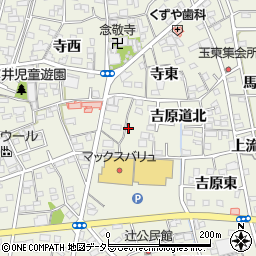 愛知県一宮市木曽川町玉ノ井吉原道北135周辺の地図