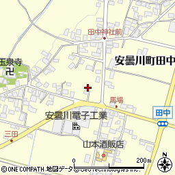 滋賀県高島市安曇川町田中2651周辺の地図