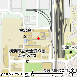 横浜市立金沢高等学校周辺の地図