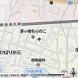神奈川県茅ヶ崎市ひばりが丘4-18-14周辺の地図
