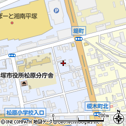 神奈川県平塚市天沼6-5周辺の地図