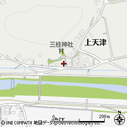 京都府福知山市上天津734周辺の地図