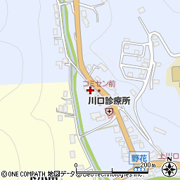 福知山市川口地域体育館周辺の地図