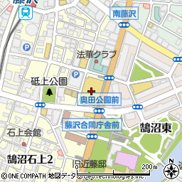 セブンカルチャークラブ藤沢周辺の地図