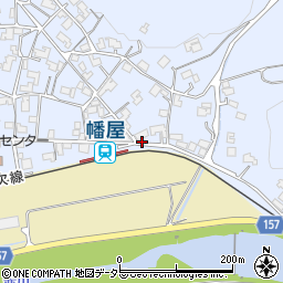 JR幡屋駅前周辺の地図