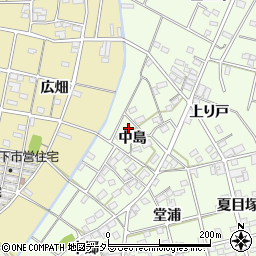 愛知県一宮市瀬部（中島）周辺の地図