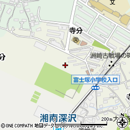 神奈川県鎌倉市寺分周辺の地図