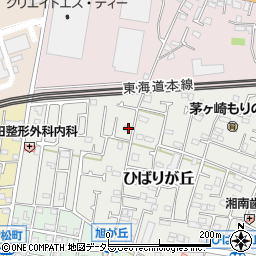 神奈川県茅ヶ崎市ひばりが丘1-62周辺の地図