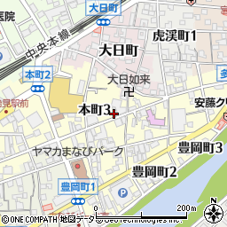 日本酒食堂 hularito周辺の地図