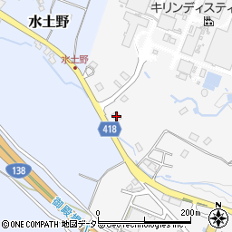 静岡県御殿場市柴怒田581周辺の地図