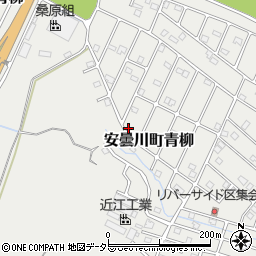 滋賀県高島市安曇川町青柳2032-63周辺の地図