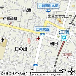 名進研江南校周辺の地図