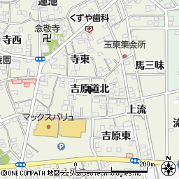 愛知県一宮市木曽川町玉ノ井（吉原道北）周辺の地図